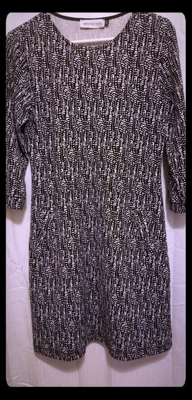 Veronica M Dresses & Skirts - Veronica M Black and White Dress (NWT)
